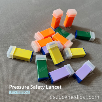 Safety Presione el dispositivo Lancets Active